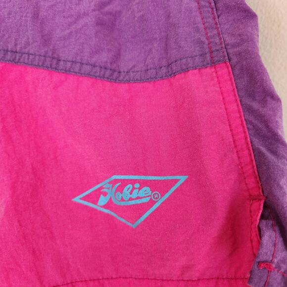 Vintage 80's Ken Hobie Swim Shorts/ Activewear Shorts Retro size Large - Picture 2 of 5
